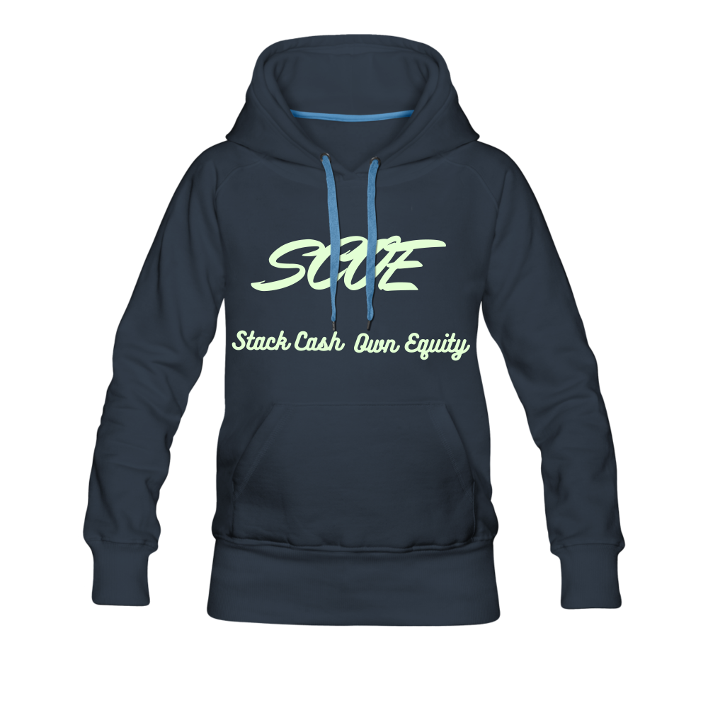 S.C.O.E Women's Glow Hoodie - navy