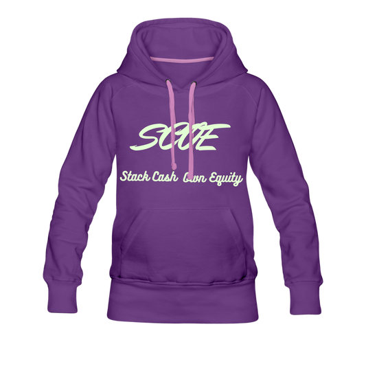 S.C.O.E Women's Glow Hoodie - purple