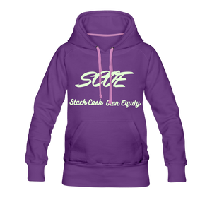 S.C.O.E Women's Glow Hoodie - purple