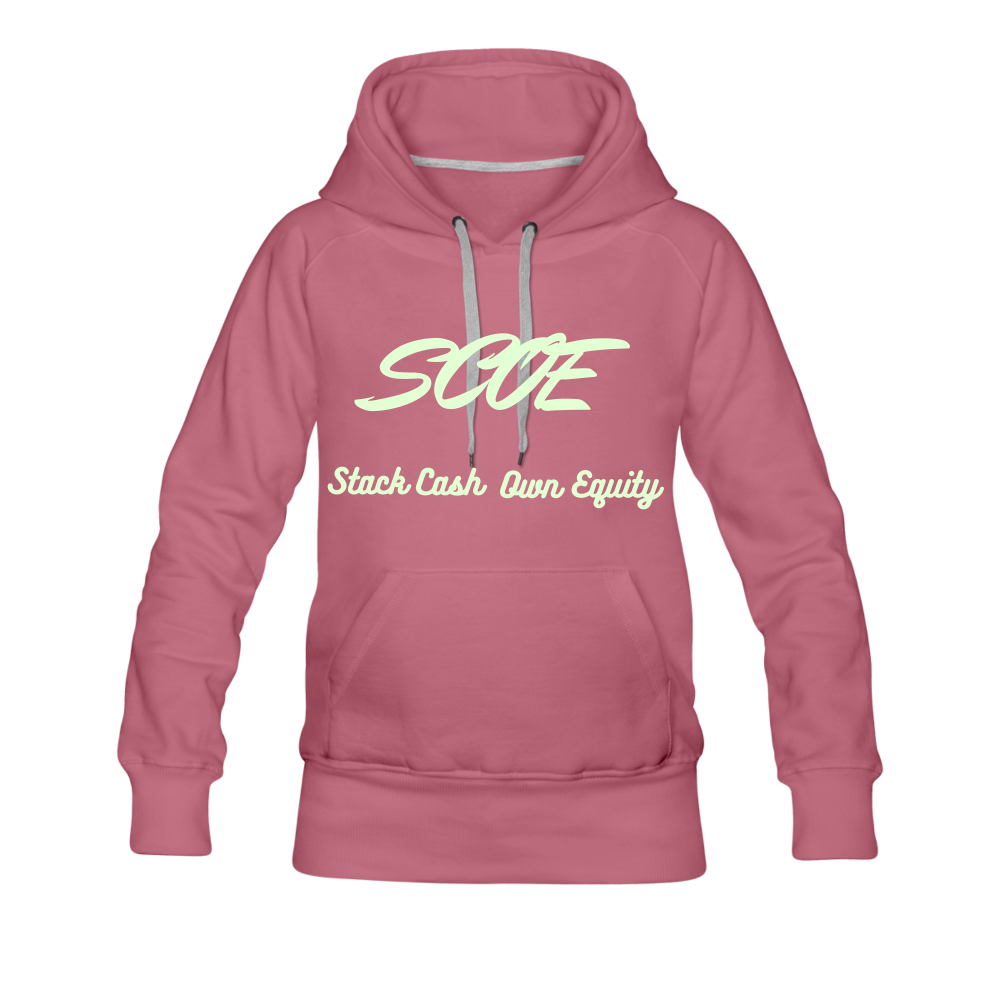 S.C.O.E Women's Glow Hoodie - mauve