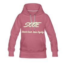 Load image into Gallery viewer, S.C.O.E Women&#39;s Glow Hoodie - mauve