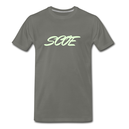 S.C.O.E Premium Glow T-Shirt - asphalt gray
