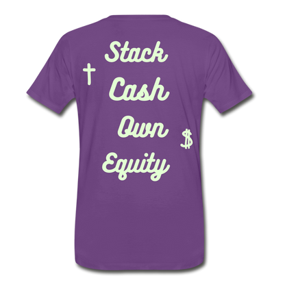 S.C.O.E Premium Glow T-Shirt - purple