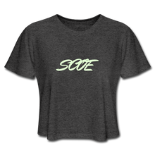 Load image into Gallery viewer, S.C.O.E Glow Crop Top - deep heather