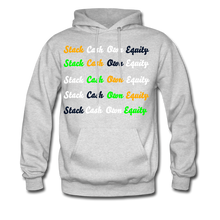 Load image into Gallery viewer, &quot;Stack Cash Own Equity&quot; Hoodie - ash 