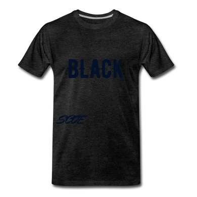 S.C.O.E Triple Black Premium T-Shirt - charcoal gray