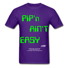 Load image into Gallery viewer, S.C.O.E Pip&#39;n Ain&#39;t Easy T- Shirt - purple