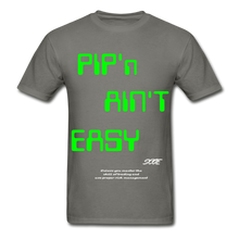 Load image into Gallery viewer, S.C.O.E Pip&#39;n Ain&#39;t Easy T- Shirt - charcoal