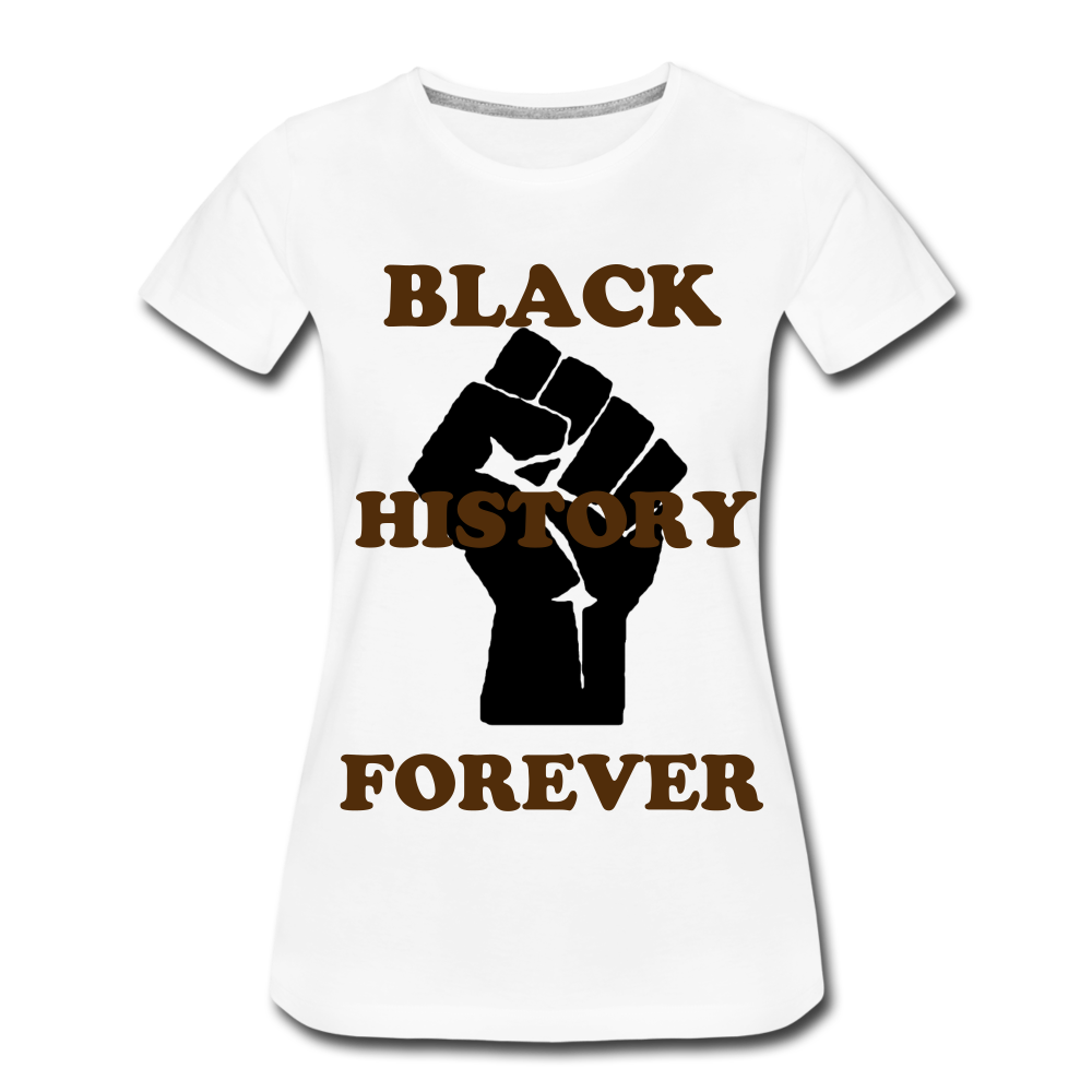 S.C.O.E Women’s Black History Forever T-Shirt - white