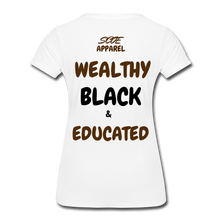 Load image into Gallery viewer, S.C.O.E Women’s Black History Forever T-Shirt - white
