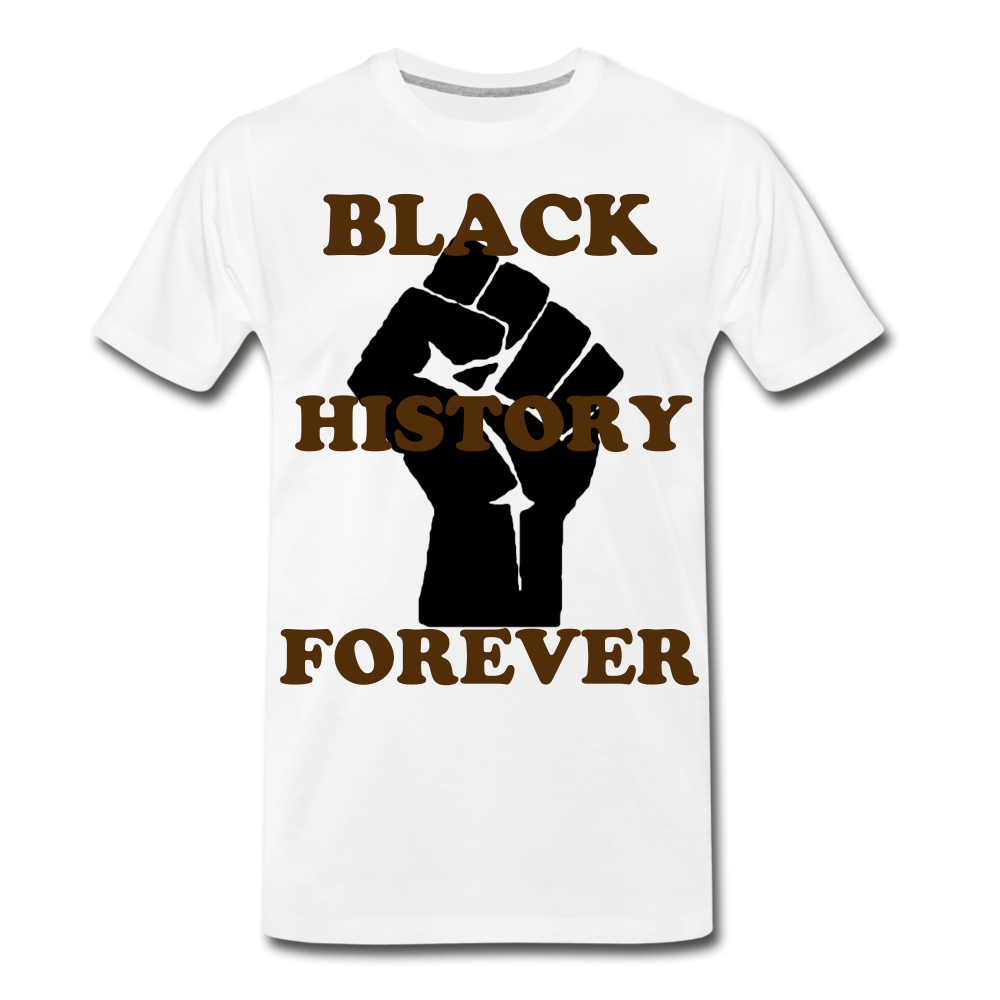 S.C.O.E Black History Forever T-Shirt - white