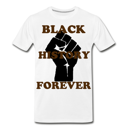 S.C.O.E Black History Forever T-Shirt - white