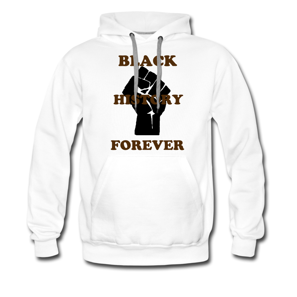 S.C.O.E Black History Forever Hoodie - white