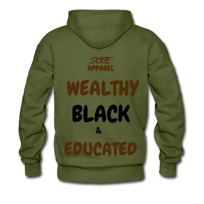 S.C.O.E Black History Forever Hoodie - olive green