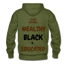 Load image into Gallery viewer, S.C.O.E Black History Forever Hoodie - olive green