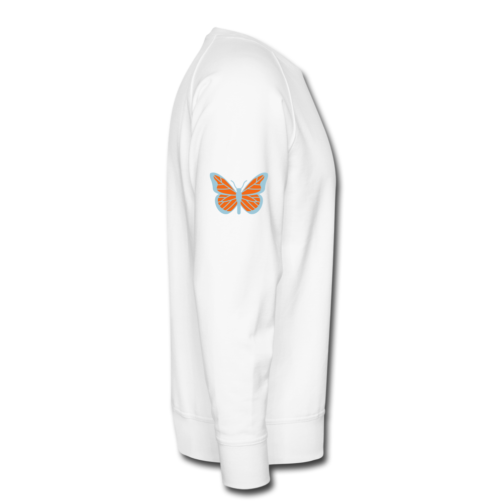 S.C.O.E "Give Me Butterflies" Sweatshirt - white