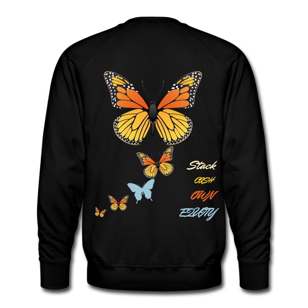 S.C.O.E "Give Me Butterflies" Sweatshirt - black